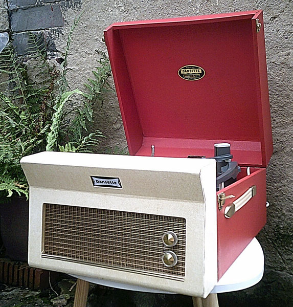 Refurbished 1960s Dansette Major Deluxe record players on eBay