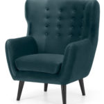 Kubrick midcentury modern wing back chair at Made