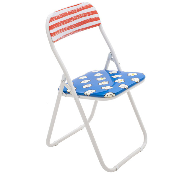 Blow pop art folding chairs by Seletti