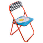 Blow pop art folding chairs by Seletti