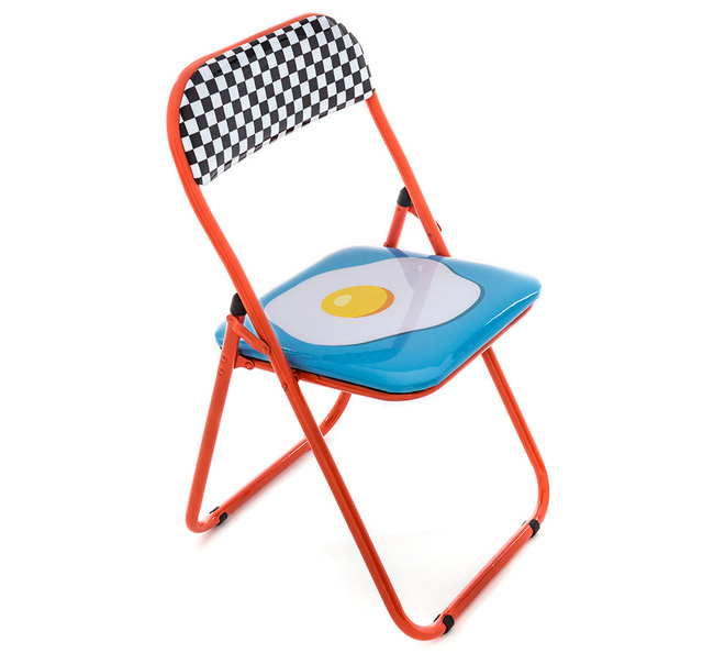 Blow pop art folding chairs by Seletti