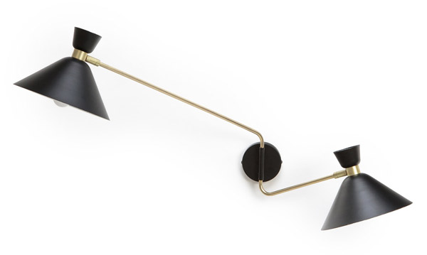 Zoticus 1950s-style lighting at La Redoute