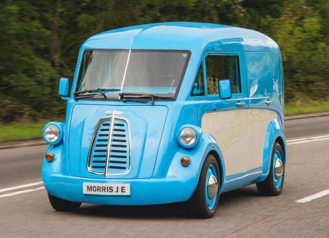 1940s Morris J-Type van returns as electric vehicle