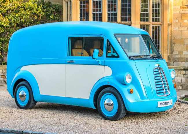 1940s Morris J-Type van returns as electric vehicle