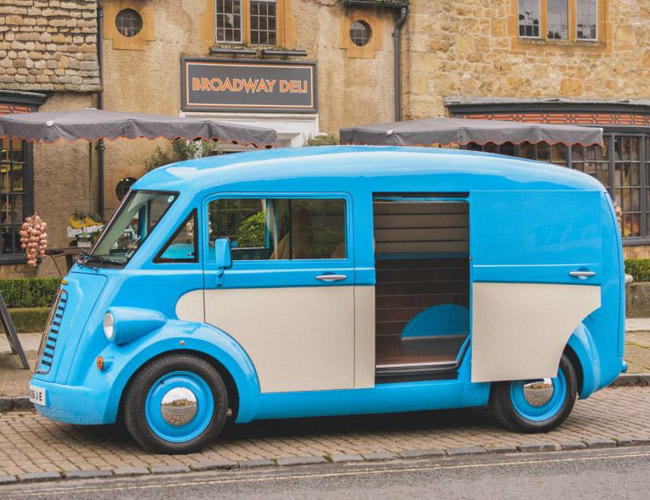 1940s Morris J-Type van returns as electric vehicle