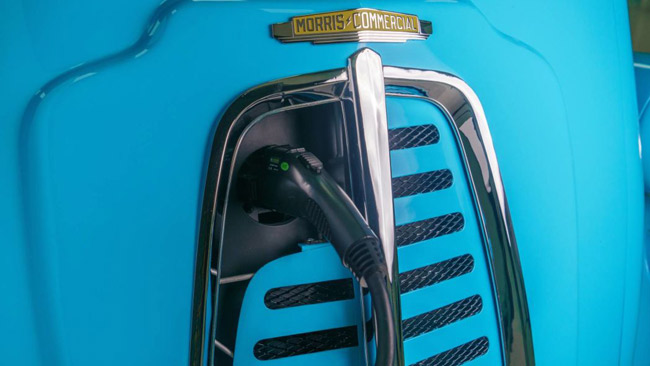 1940s Morris J-Type van returns as electric vehicle