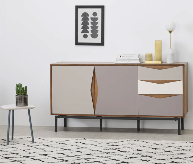 3. Louis retro walnut sideboard