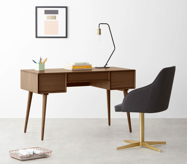 9. Glenn midcentury modern desk