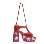 Glam rock Christmas decorations and stockings by Jan Constantine