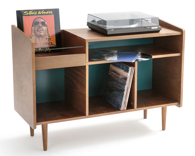 1. Ronda 1960s-style vinyl cabinet at La Redoute