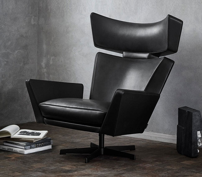 10. 1960s Oksen lounge chair by Arne Jacobsen