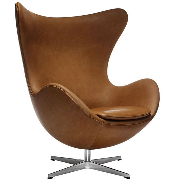 4. Egg swivel chair by Arne Jacobsen for Fritz Hansen