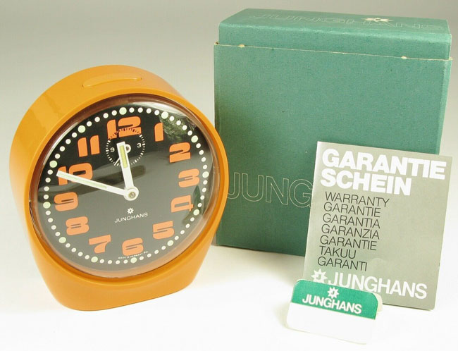 10. 1970s vintage Junghans alarm clock