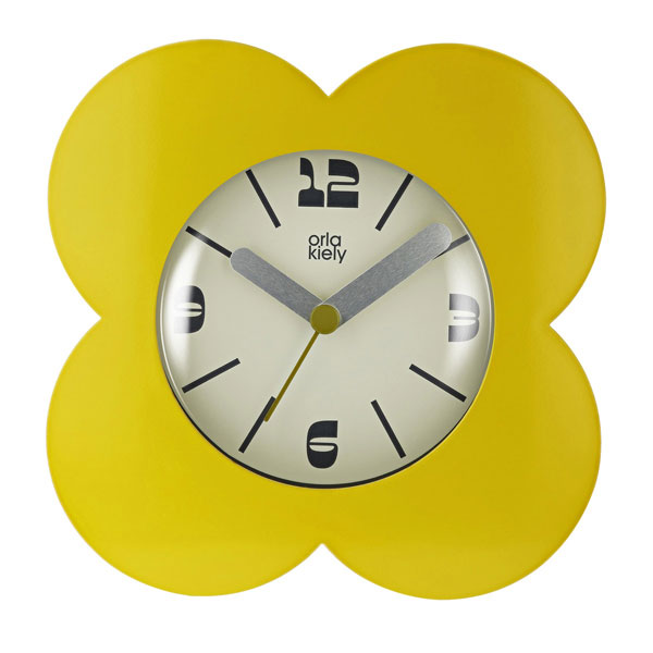 5. Retro Dandelion alarm clock by Orla Kiely