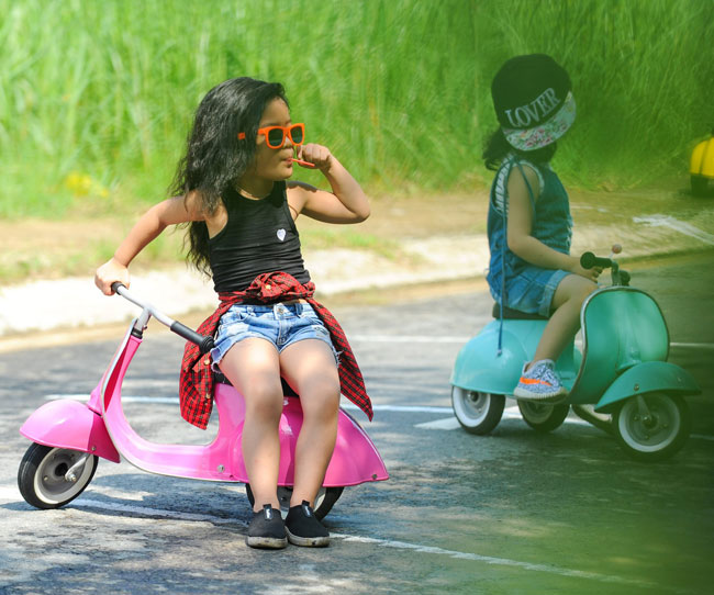 Ambosstoys launches Primo Vespa-style scooters for kids