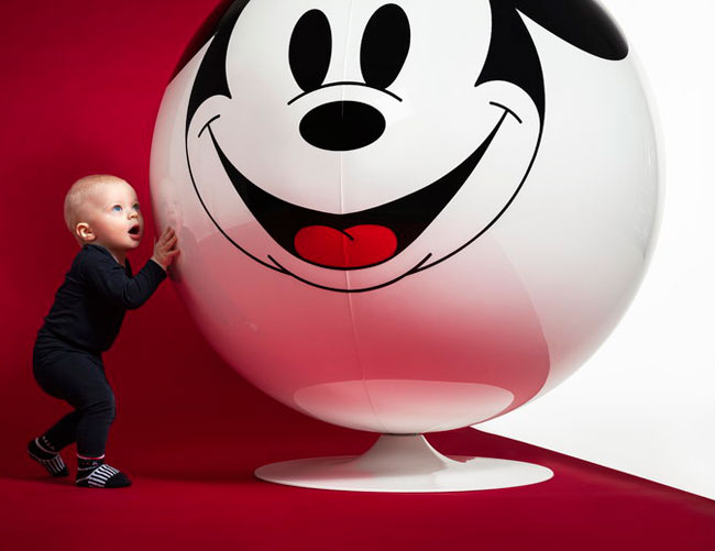 Eero Aarnio Ball Chair gets a Mickey Mouse makeover