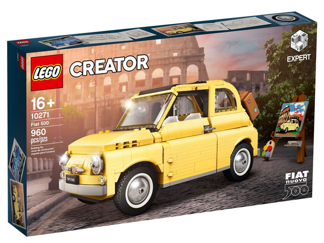 1960s Fiat 500F becomes a Lego set