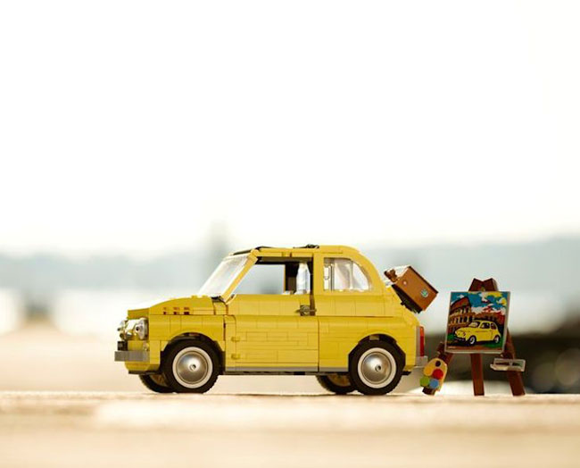 1960s Fiat 500F becomes a Lego set