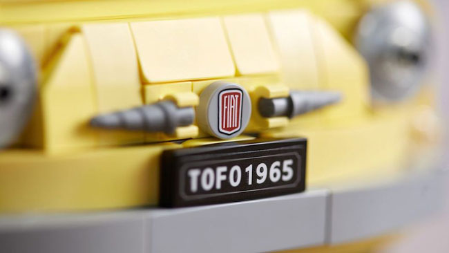 1960s Fiat 500F becomes a Lego set