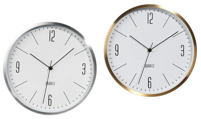 15. Halvor retro-style wall clocks