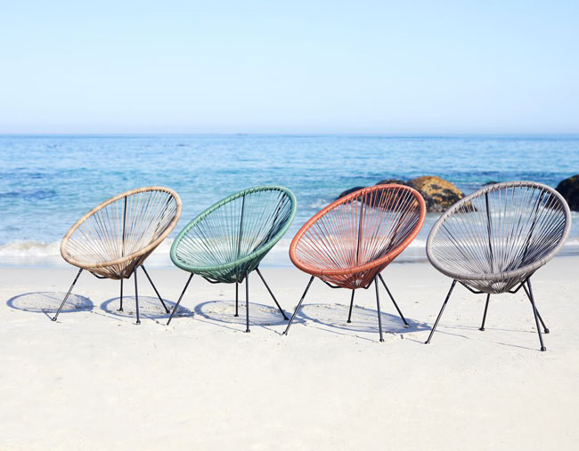 19. Ubberup Acapulco-style garden chairs