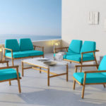 Midcentury modern garden furniture by Calme Jardin