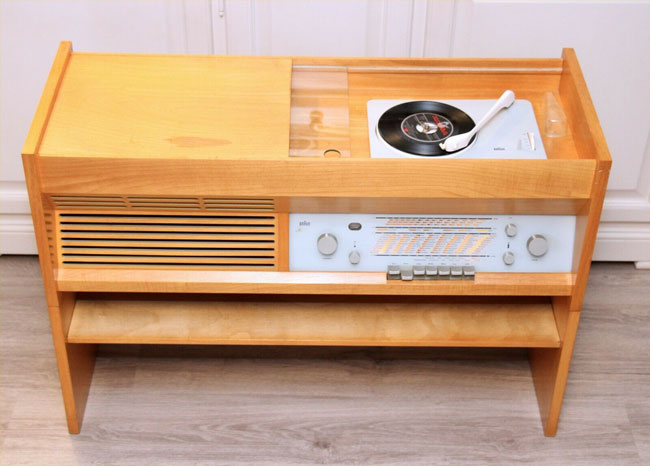 1950s Dieter Rams Braun PK-G3 radiogram on eBay