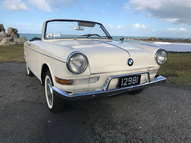 1962 BMW 700S Cabriolet by Baur on eBay