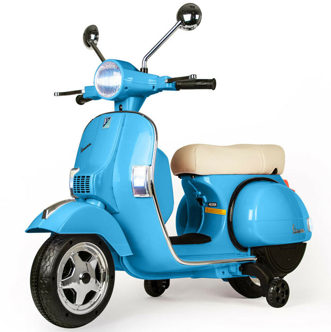 10. Vespa PX-style electric scooter for kids