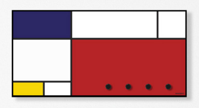 Mondrian wall organiser by Design Object