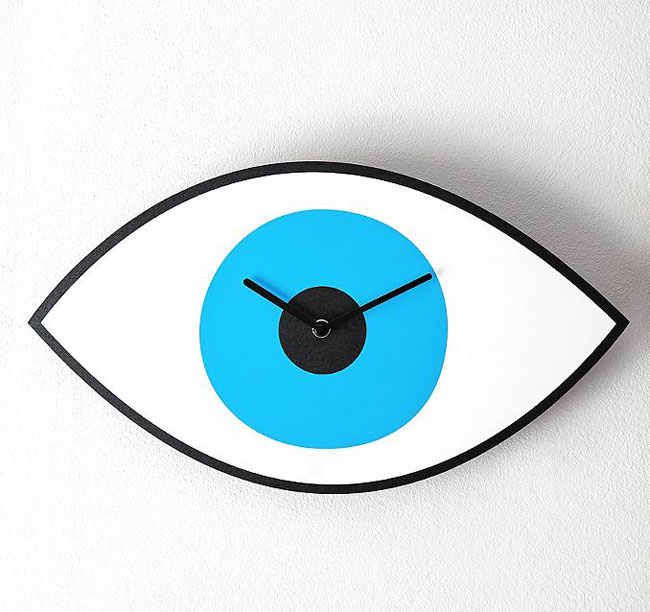 Pop art-style Eye Clock at Urban Outfitters