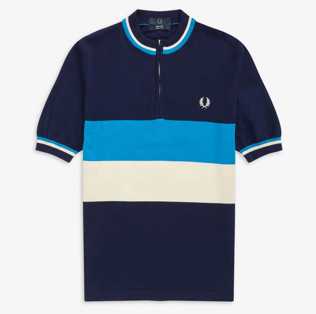 Original 1960s cycling tops reissued by Fred Perry