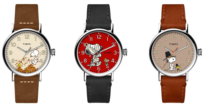 Timex 70th anniversary Peanuts watches unveiled