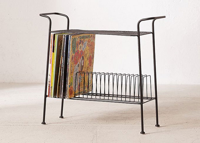 Aria Metal Vinyl Storage Rack  Urban Outfitters Released a Fall