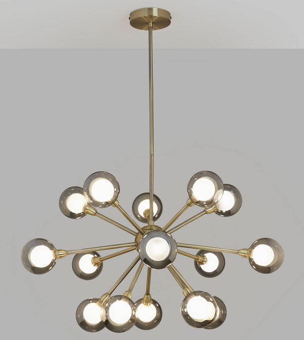 Huxley 1970s-style chandelier at John Lewis and Partners