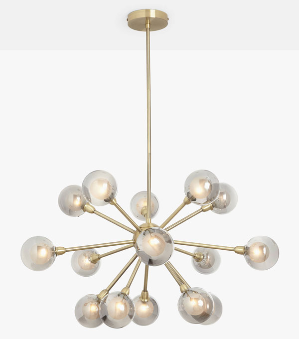 Huxley 1970s-style chandelier at John Lewis and Partners