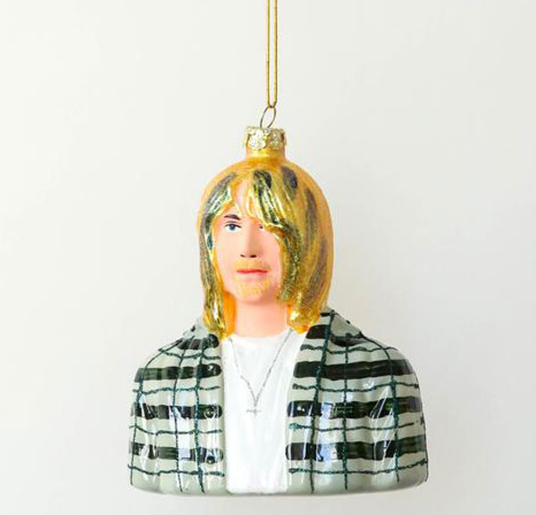 2. Kurt Cobain Christmas decoration by Cody Foster