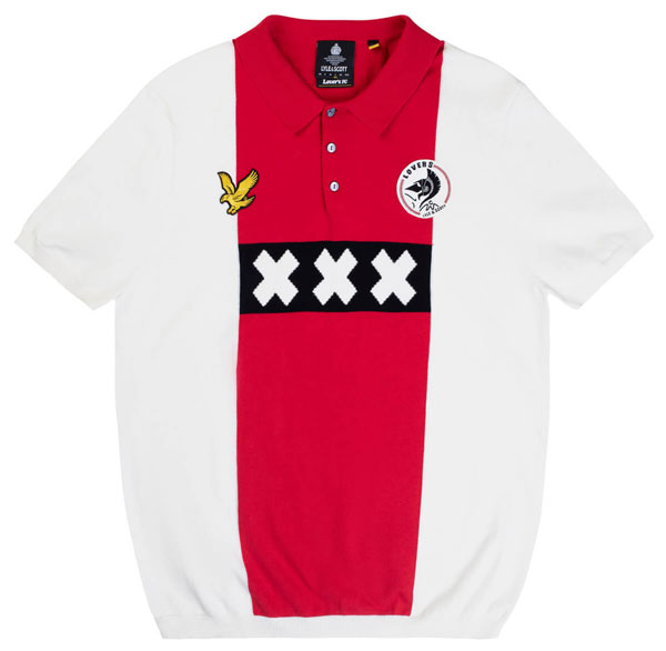 Classic football top knitwear by Lyle and Scott