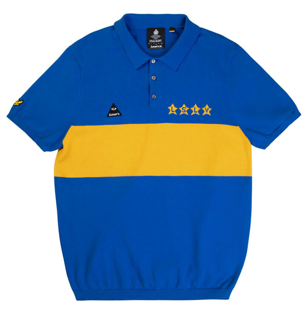 Classic football top knitwear by Lyle and Scott