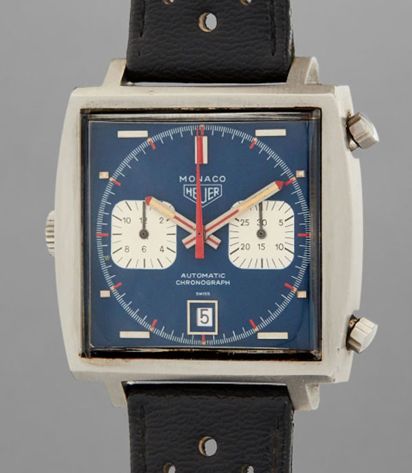 Steve McQueen’s Heuer Monaco watch goes up for auction