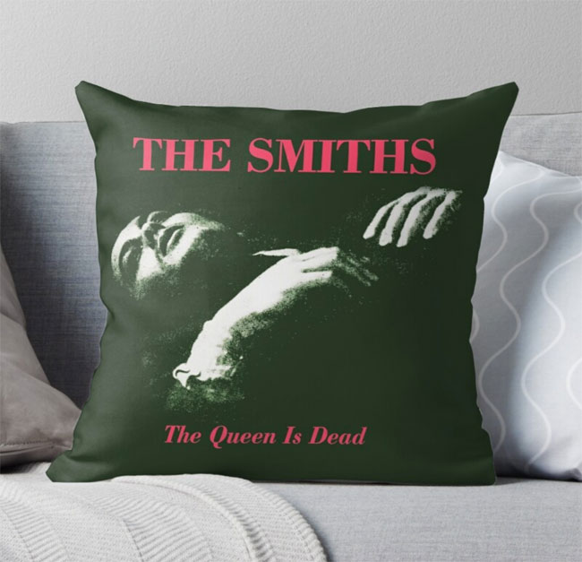 Indie, alternative and classic rock cushions by Rat Rock