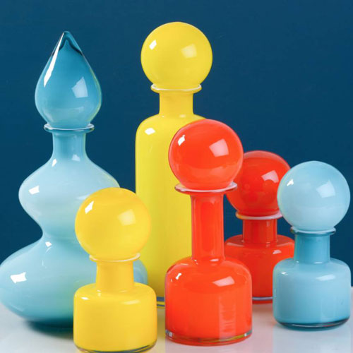 47. 1960s-style glass vases by The Little Boy’s Room