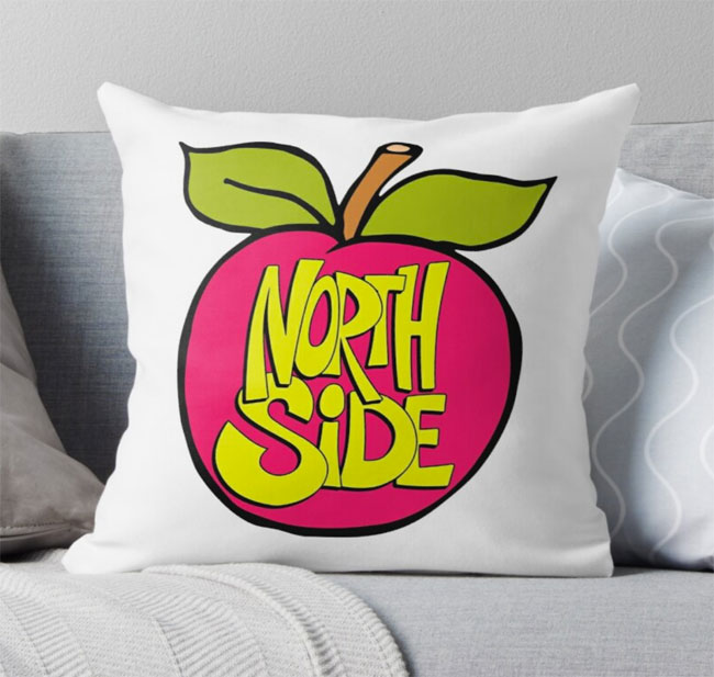 Indie, alternative and classic rock cushions by Rat Rock