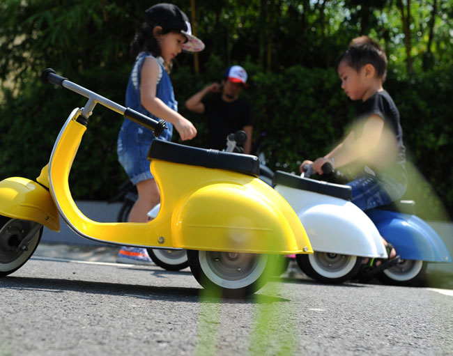 21. Ambosstoys Primo Vespa-style scooters for kids