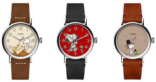 22. Timex 70th anniversary Peanuts watches