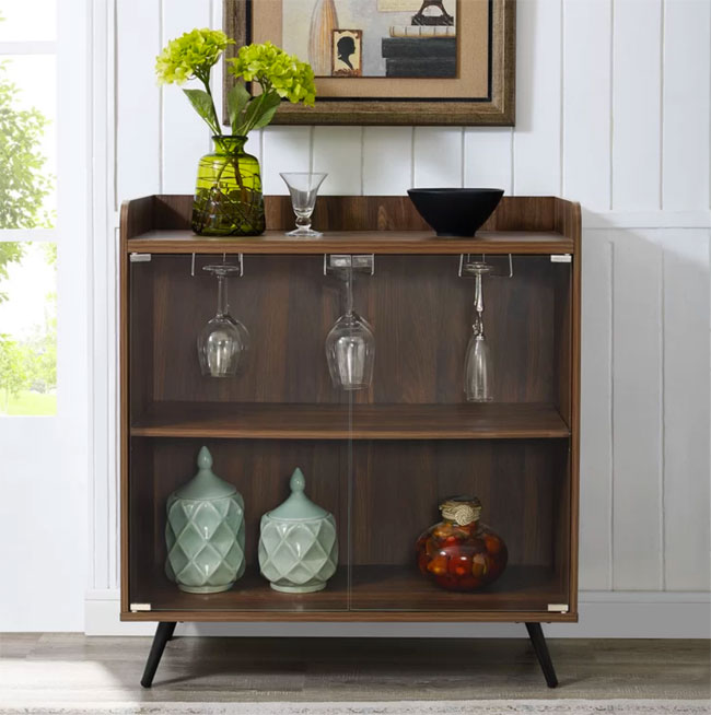 17. Octavio retro bar cabinet at Wayfair