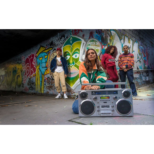 1980s revisited with the GPO Retro Brooklyn boombox (image credit: GPO Retro/Michael Howarth)