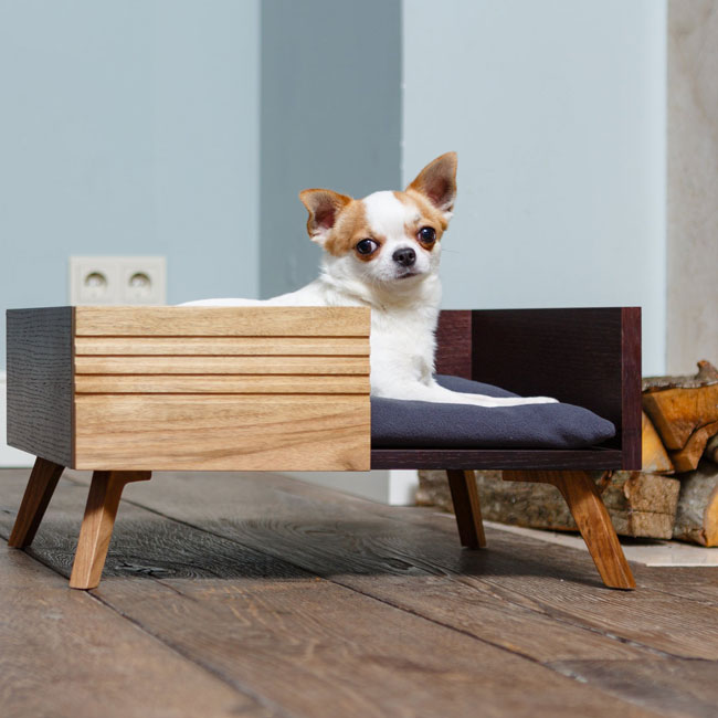 9. Small dog bed by Lvll Design