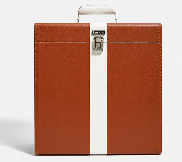 Lenco vintage-style record storage cases