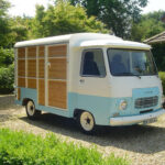 1970s Peugeot J7 retro catering van on eBay